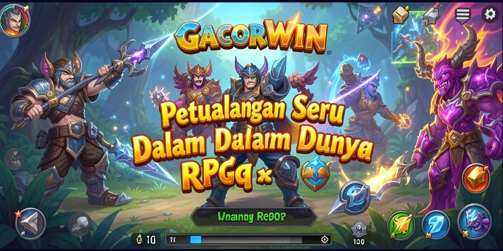Gameplay RPG menakjubkan dengan karakter dan petualangan seru.