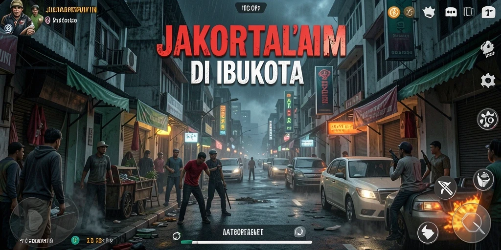 Gameplay menyeramkan di JAKARTAWIN yang penuh ketegangan.