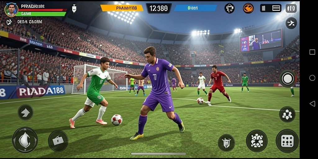 Tampilan seru gameplay PRADA188 dalam aksi olahraga.