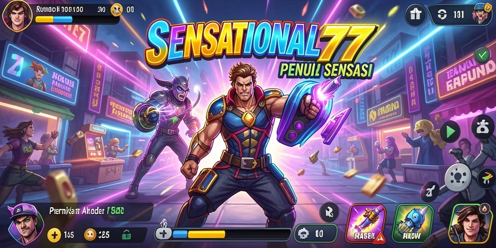 Tampilan gameplay menarik dari SENSATIONAL77 yang penuh aksi.