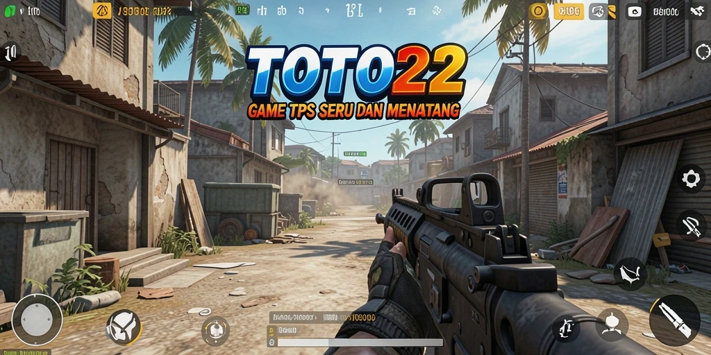 Screenshot utama TOTO22 menampilkan aksi seru dalam gameplay TPS.