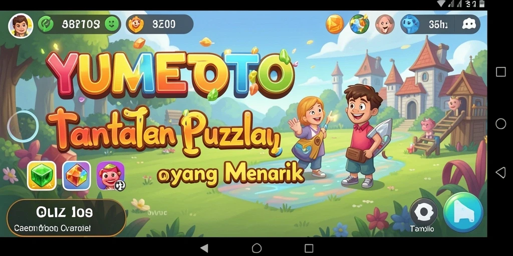 Tampilan gameplay YUMETOTO yang seru dan menantang.